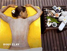 Tablet Screenshot of body-clay.com